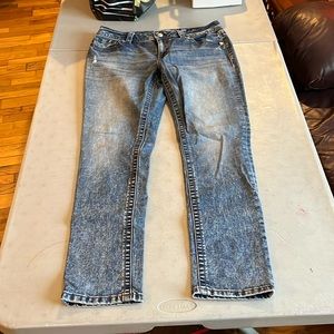 Miss me ankle jeans, stonewashed